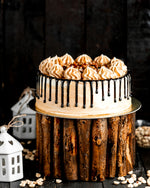 A luxurious looking Amarula Black Forest cake with cream and chocolate icing, as a sweet treat by Cake Gurus Ruaka Nairobi with deliveries in Nairobi and its environs.