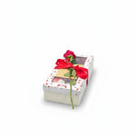 Gift box with a single red rose on top Valentines gifts nairobi ruaka 2026, delivery within ruaka nairobi and its environs.