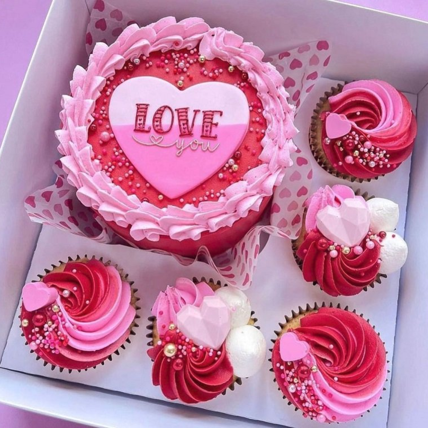 Piña Colada Forest Bento Cake