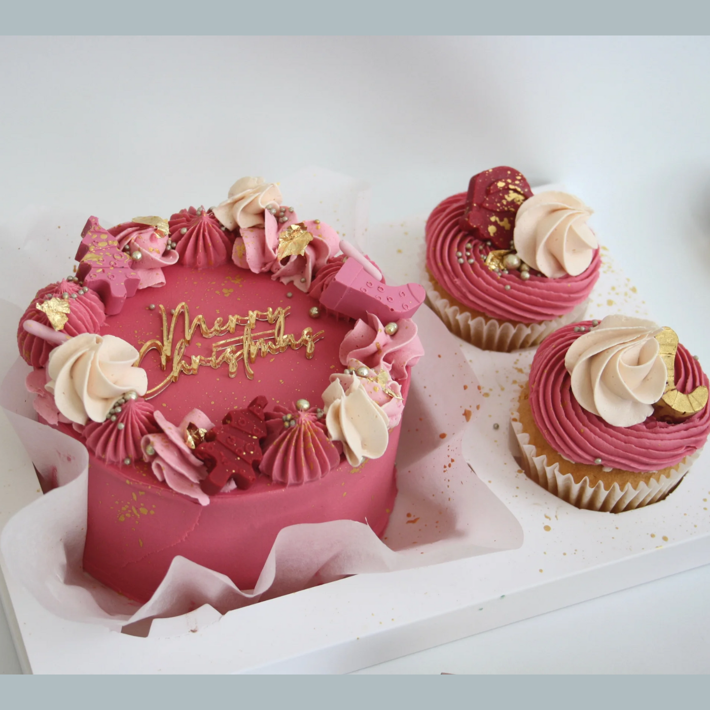 Piña Colada Forest Bento Cake