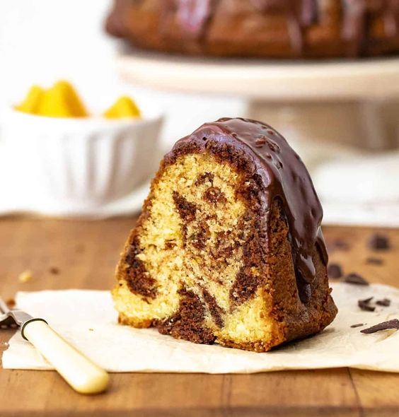 Marble Orange Cake