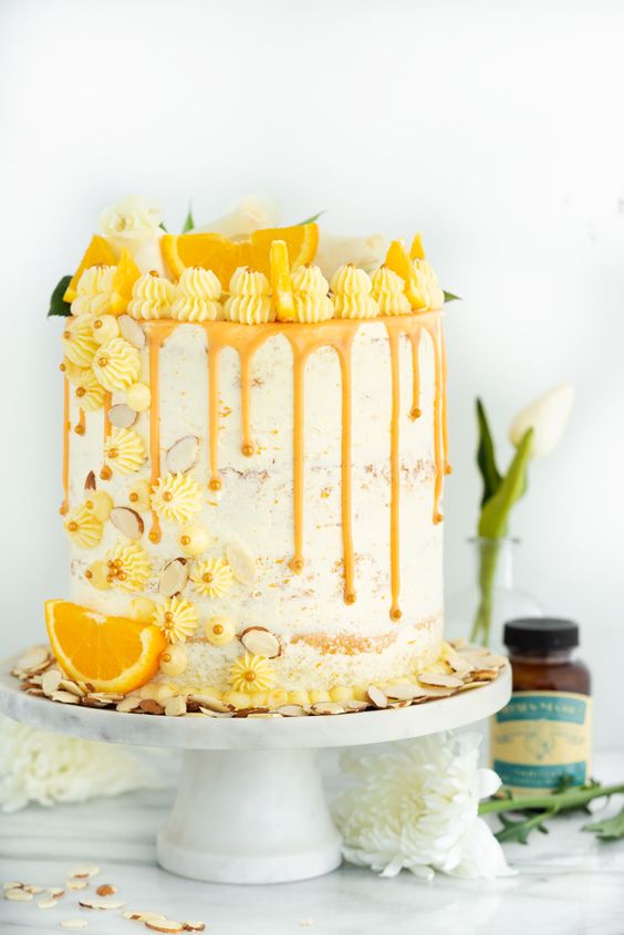 Orange Cake (Weddings)