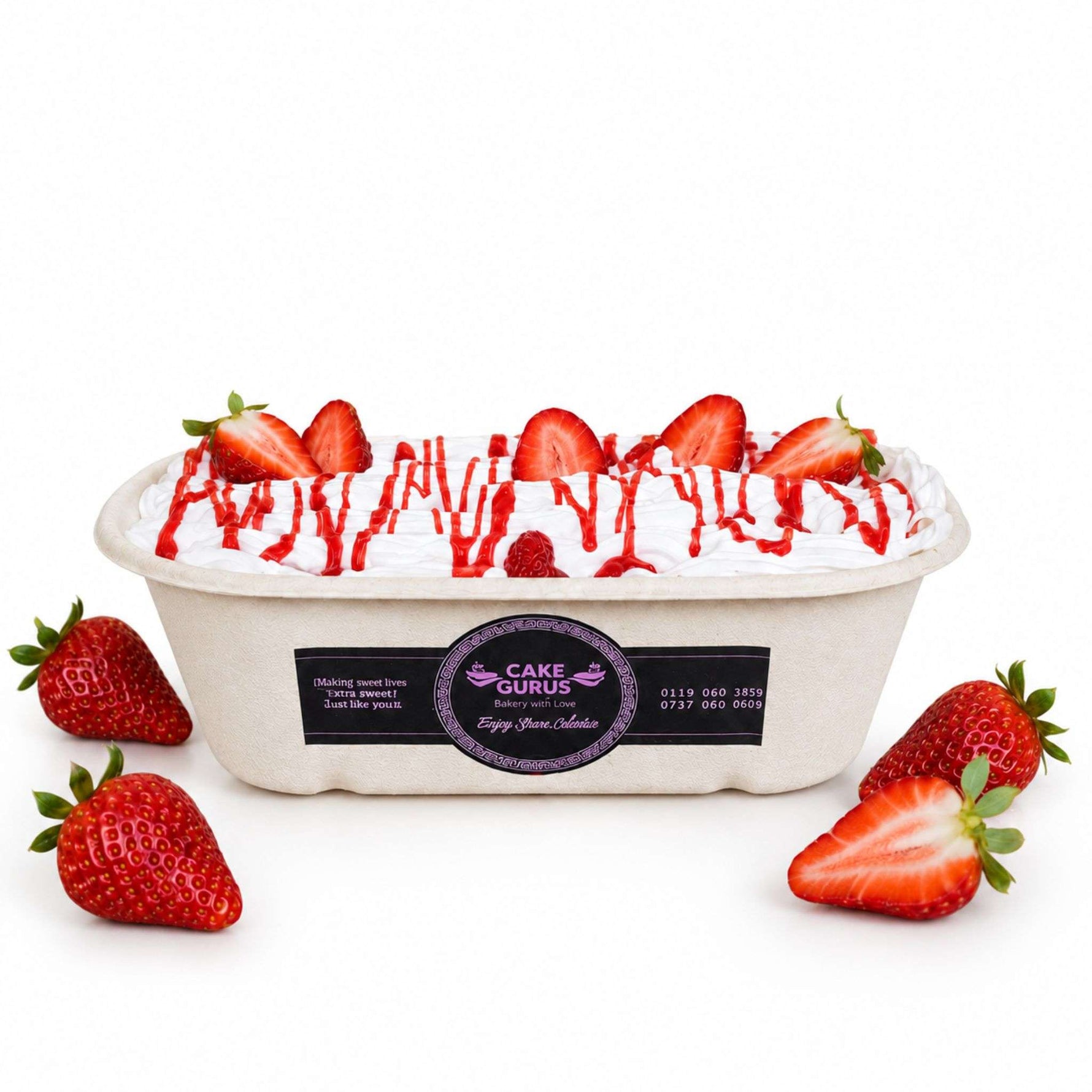 Creamy White Forest Bowl with real cherries and chocolate flakes, handcrafted in Ruaka.